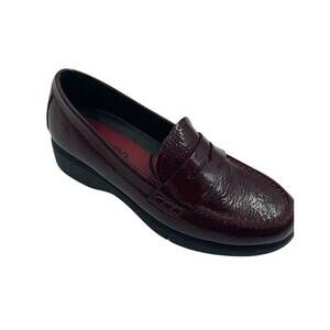 NEW SAYDO women's amber loafer in wine pat